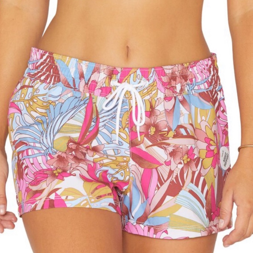 Hurley Aqua women’s swim shorts or boardshorts.